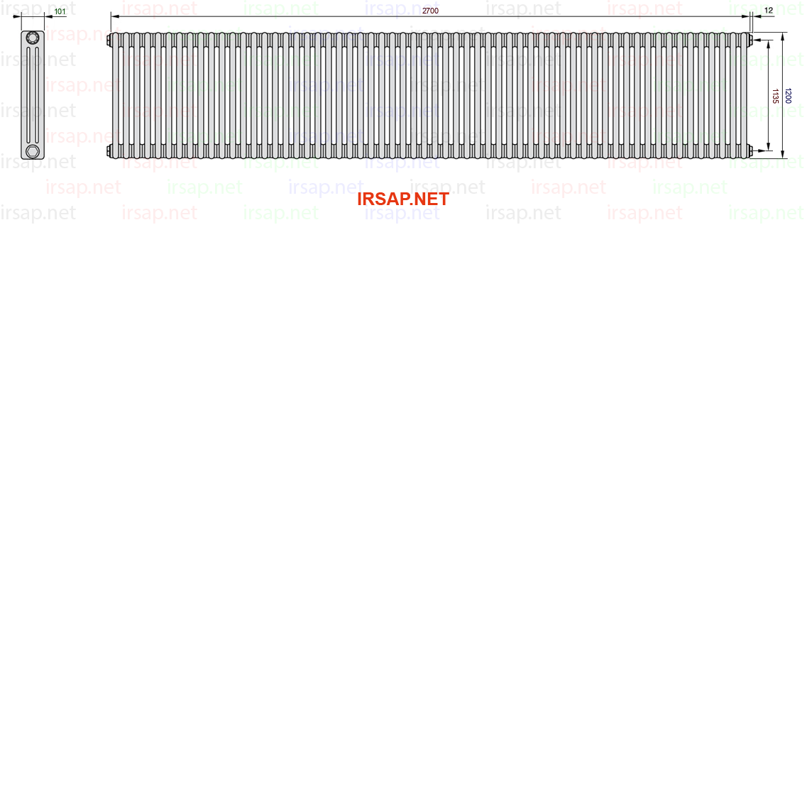 Радиатор IRSAP Tesi 31200/60 T30 CL 01